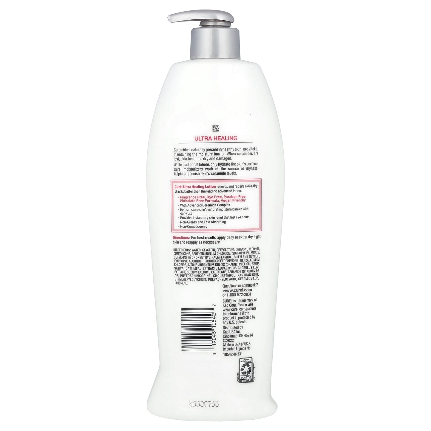 Curel Ultra Healing Lotion for Extra-Dry, Tight Skin - Intensive Moisturizer - Image 2