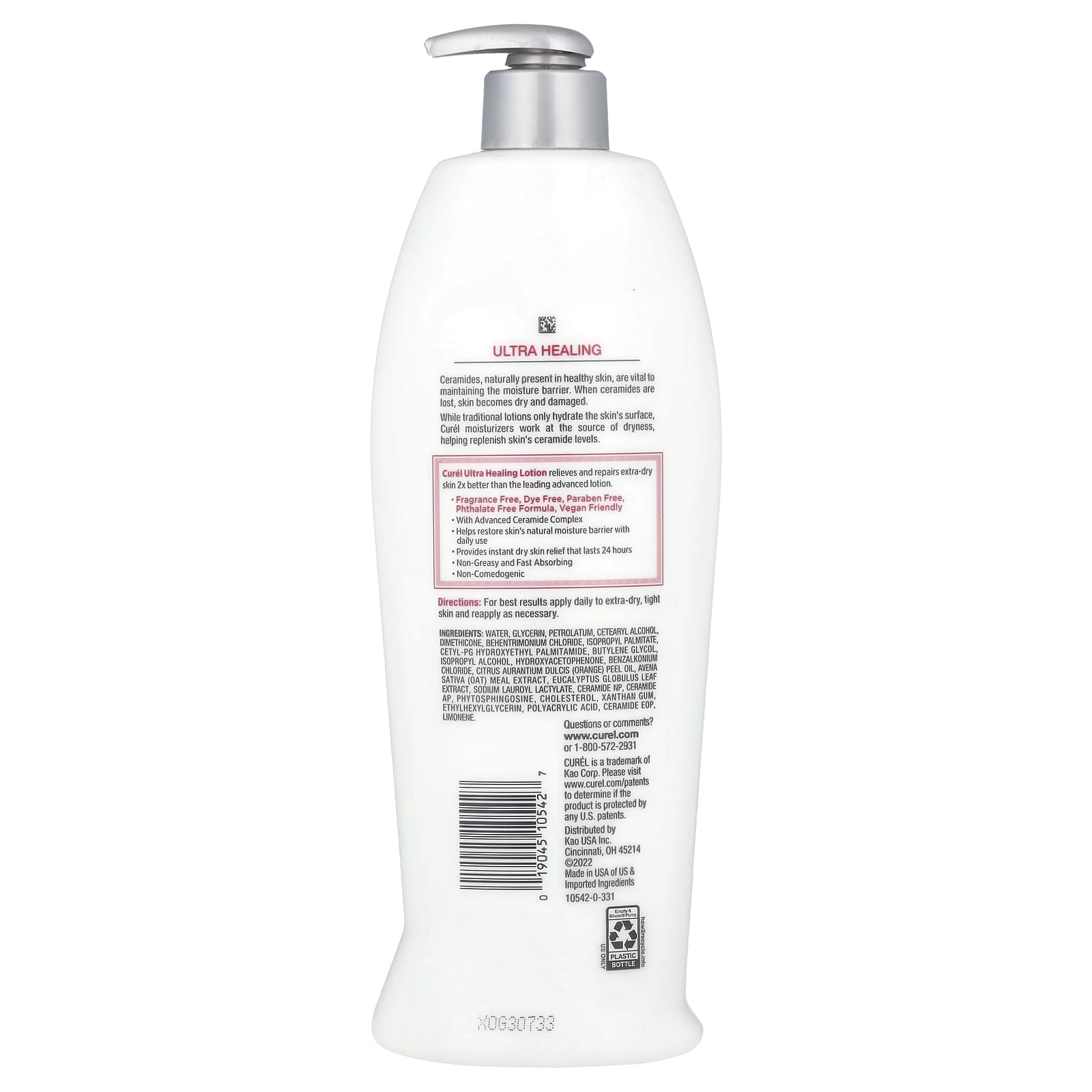 Curel Ultra Healing Lotion for Extra-Dry, Tight Skin - Intensive Moisturizer - Image 2