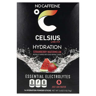 Celsius Hydration Essentials - Strawberry Watermelon Flavor, 14 Sticks