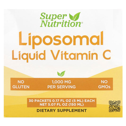 Boost Immune System with Liposomal Vitamin C 1000mg by Super Nutrition - Image 1