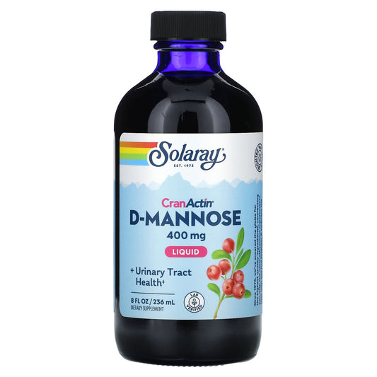 Solaray, Liquid, CranActin D-Mannose, 8 fl oz (236 ml) - Image 1
