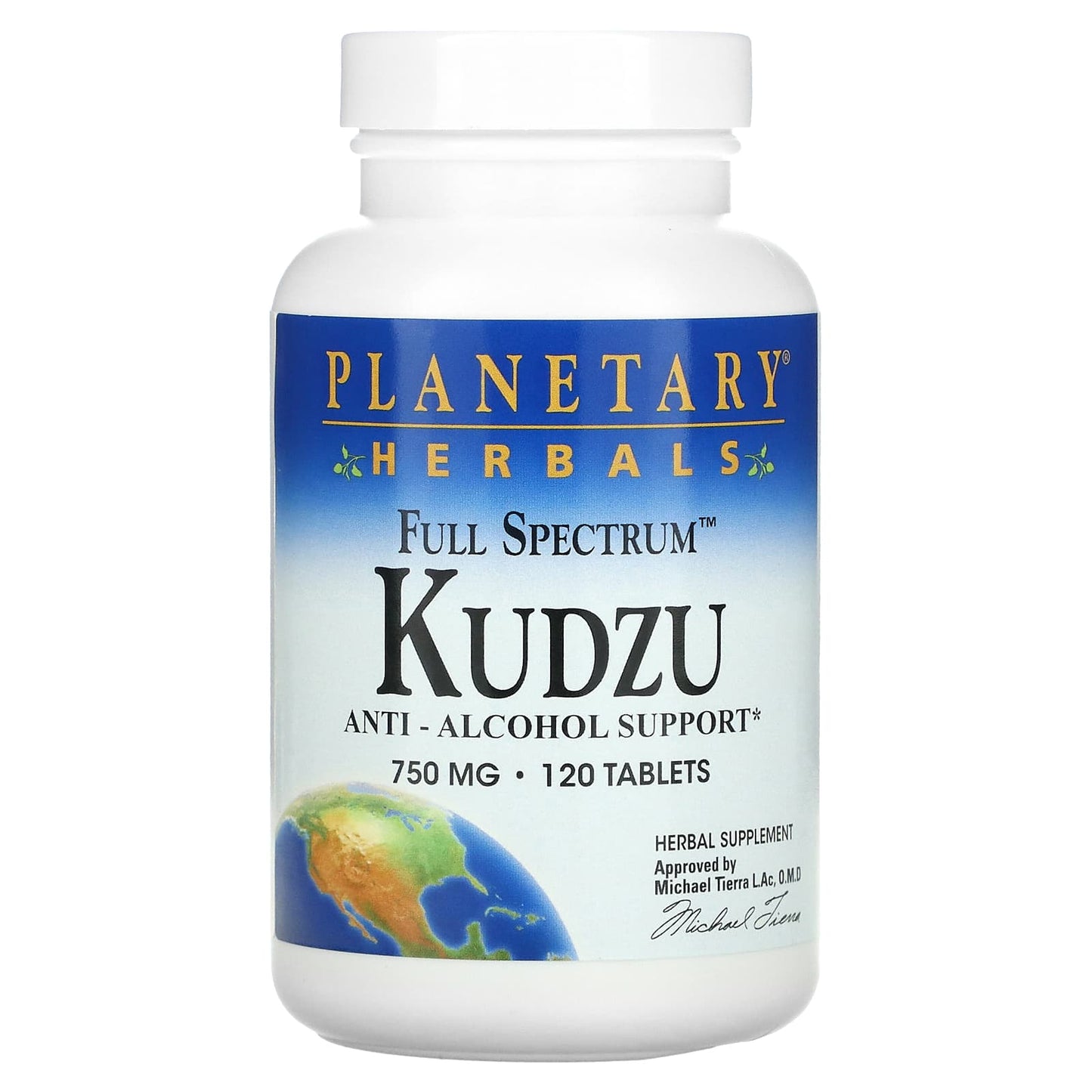 Planetary Herbals, Full Spectrum™ Kudzu, 120 Tablets - Image 1