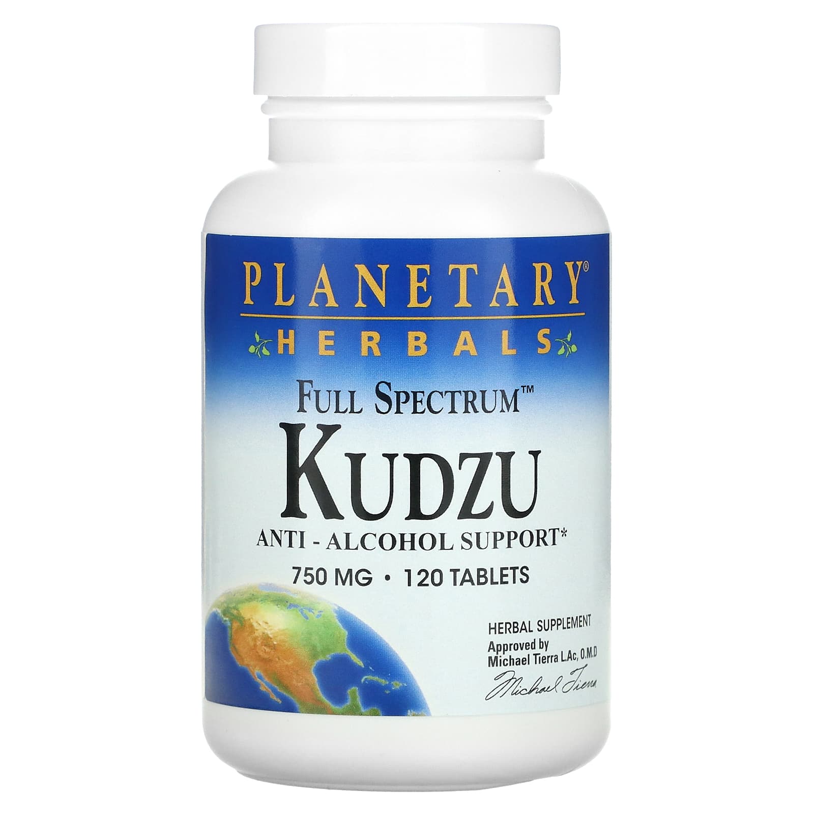 Planetary Herbals, Full Spectrum™ Kudzu, 120 Tablets - Image 1