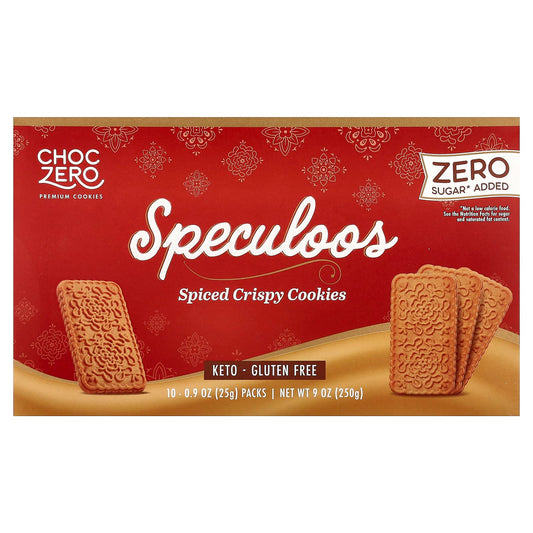 Zero Sugar Speculoos Cookies by ChocZero, Keto & Gluten Free - Image 1