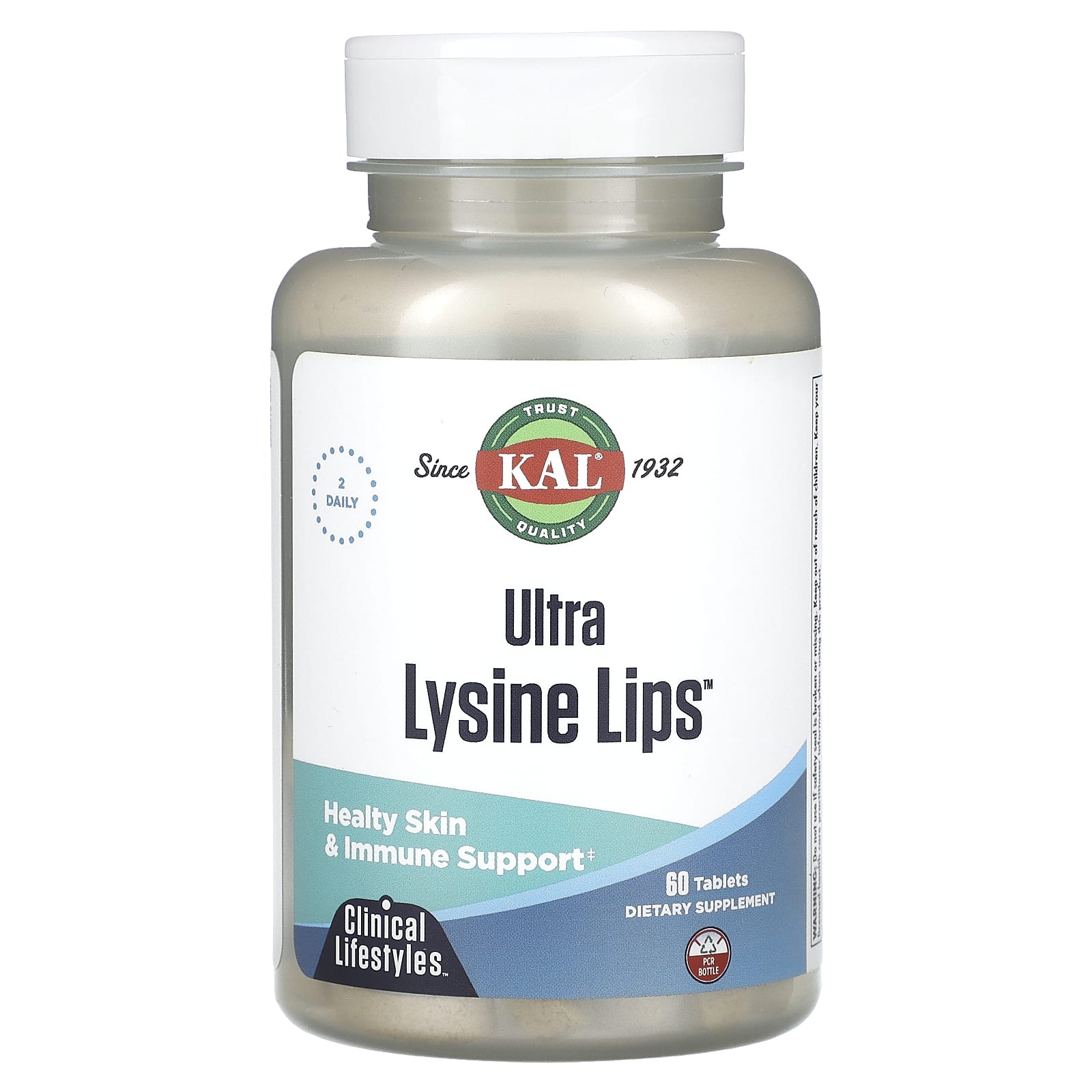 Boost Your Immunity with KAL Ultra Lysine Lips, 60 Tablets - Image 1
