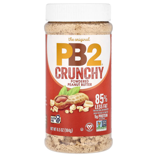 PB2 Foods, The Original, Crunchy Powdered Peanut Butter, 6.5 oz (184 g) - Image 1