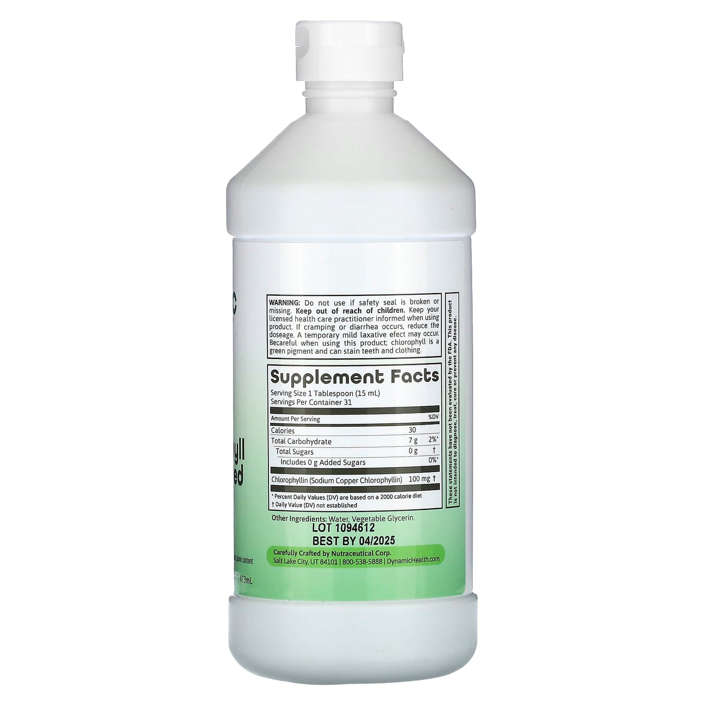 Boost Energy & Vitality with Dynamic Health Chlorophyll Unflavored Juice Concentrate - Image 2