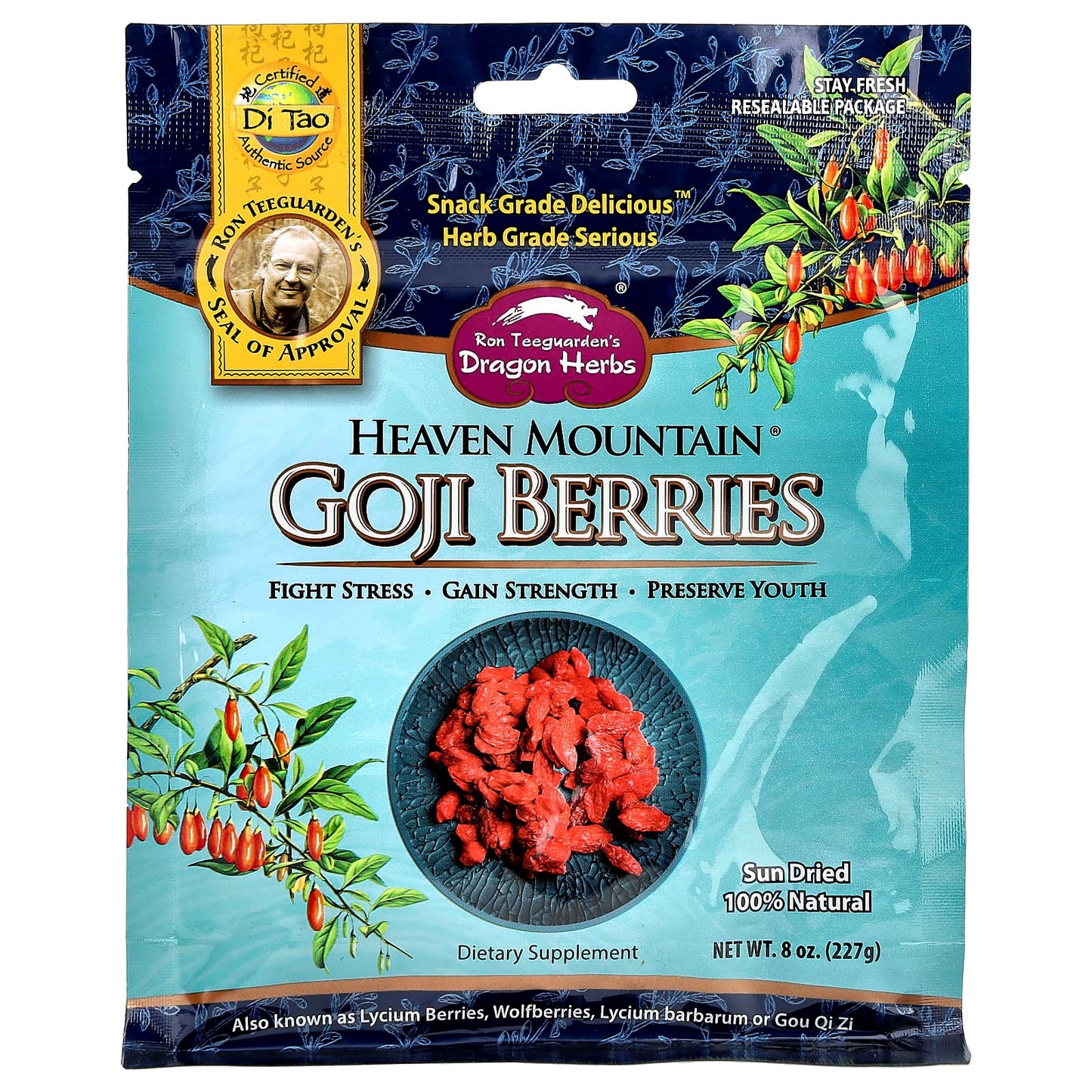 Dragon Herbs Goji Berries - Authentic Superfruit for Youthful Energy - Image 1