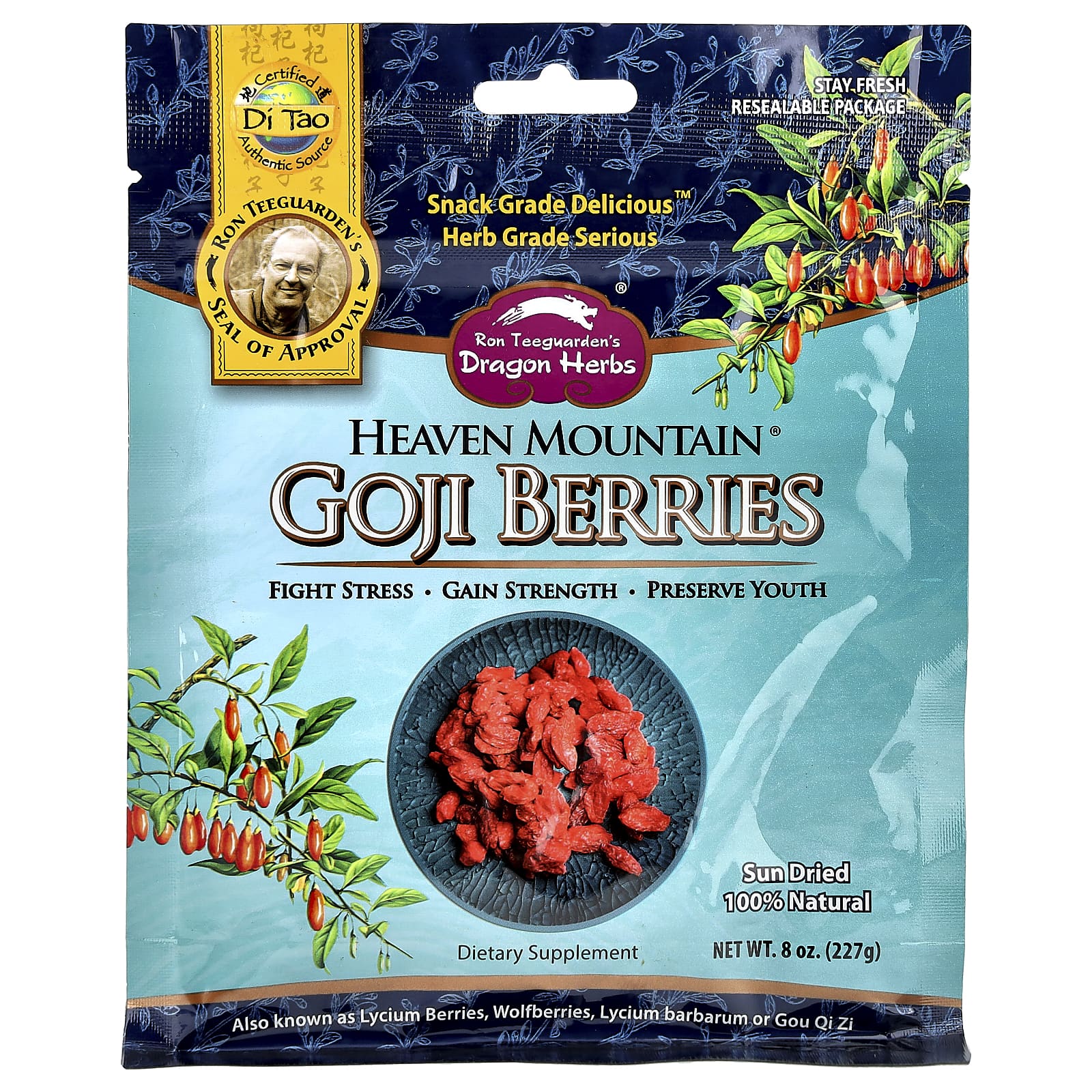 Dragon Herbs Goji Berries - Authentic Superfruit for Youthful Energy - Image 1