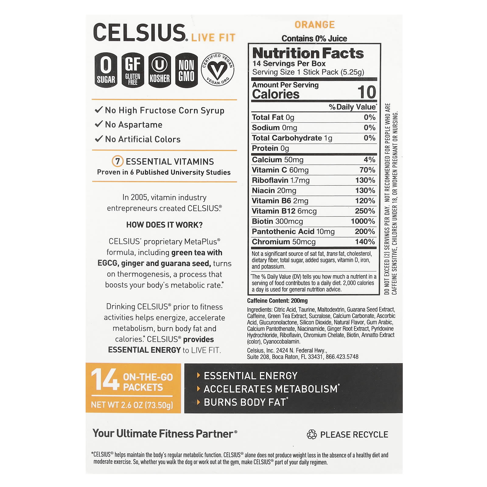 Boost Metabolism with Celsius - Essential Energy for Fitness - Image 2
