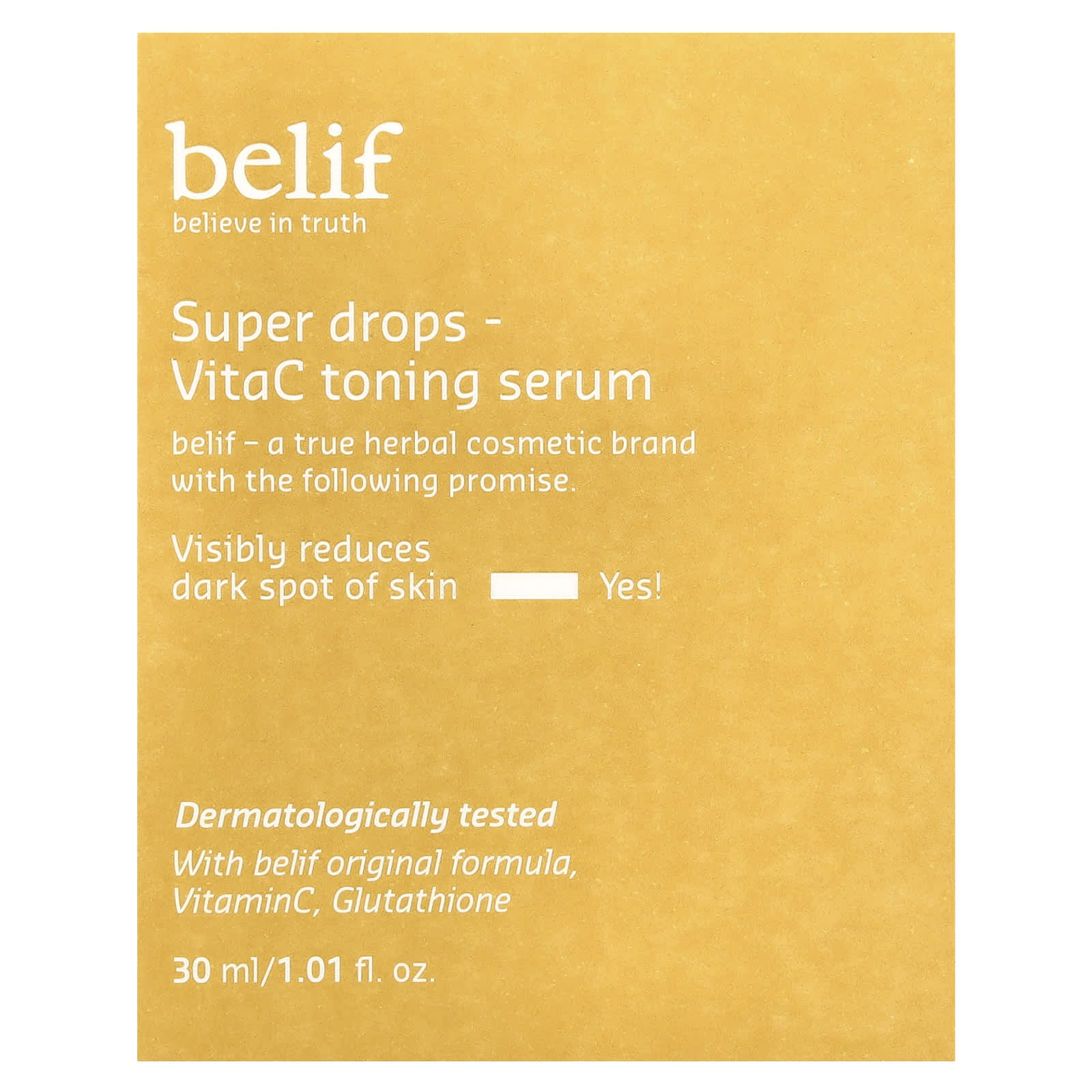 Belif Super Drops VitaC Toning Serum for Dark Spots & Uneven Skin Tone - Image 2