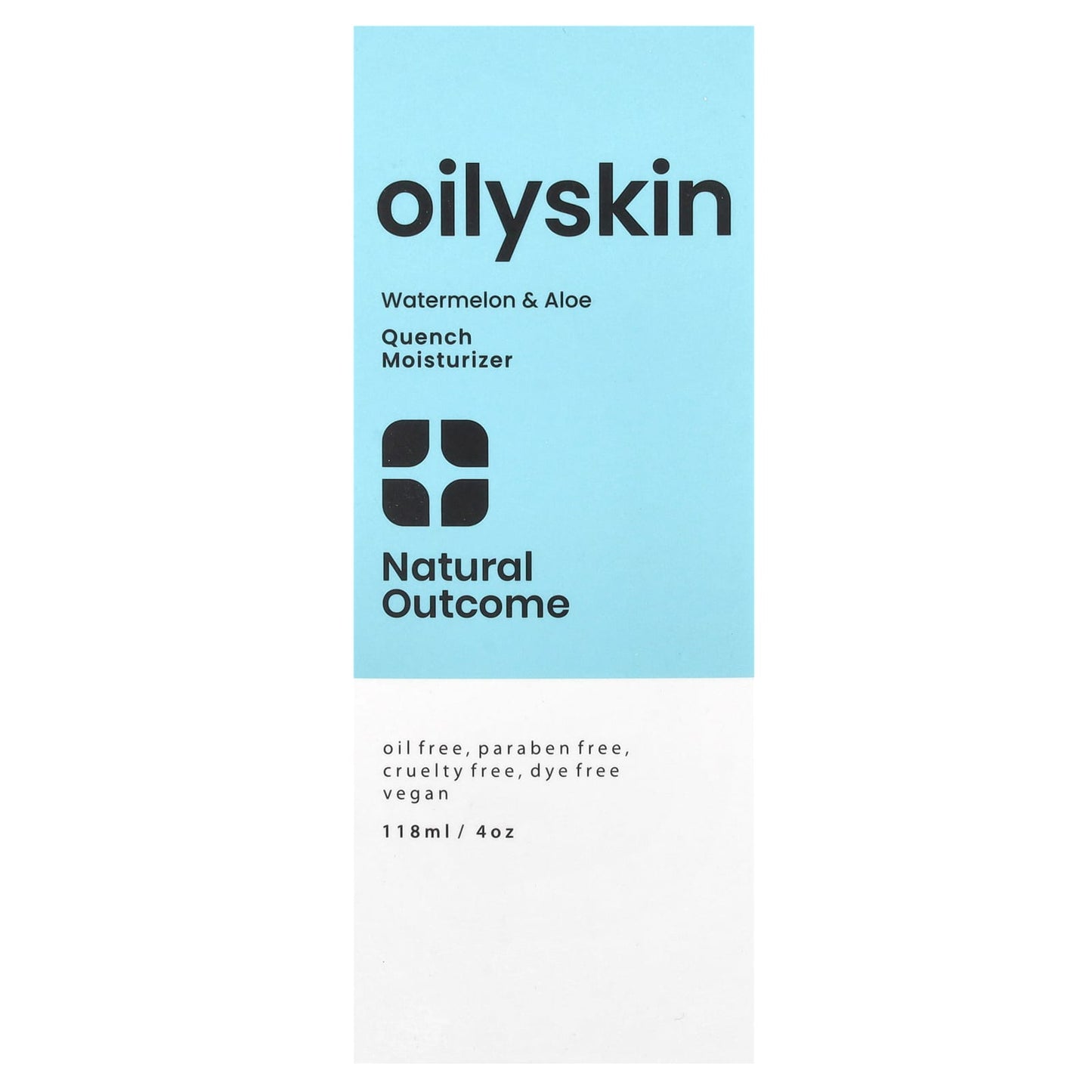 Natural Outcome, Oily Skin, Quench Moisturizer, 4 oz (118 ml) - Image 2