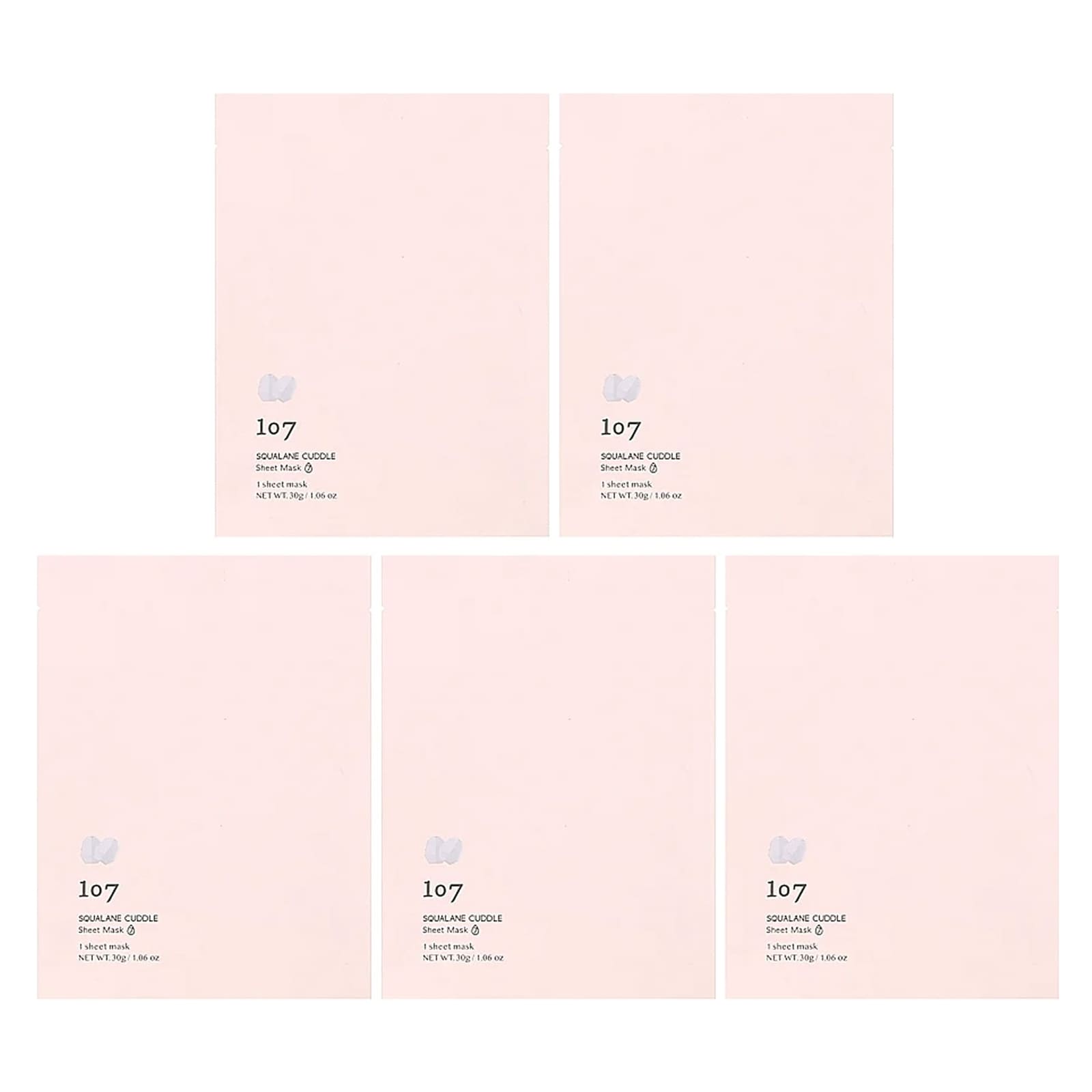 Squalane Cuddle Beauty Sheet Masks for Hydrated Skin - Image 1