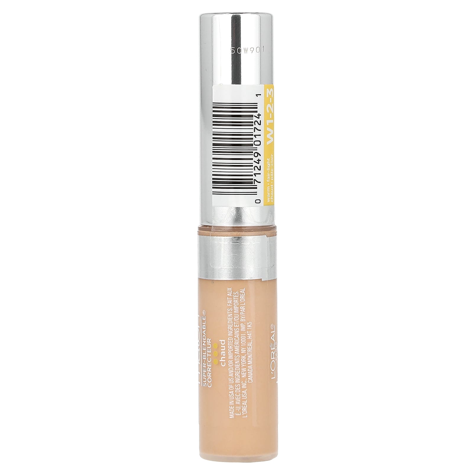 L'Oréal, True Match, Super-Blendable Concealer, W1-2-3 Warm Fair/Light, 0.17 fl oz (5.2 ml) - Image 2