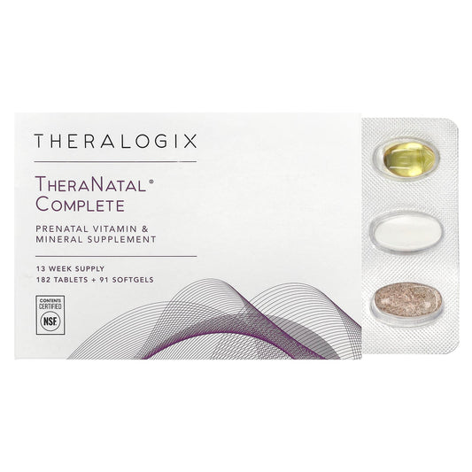 Theralogix, TheraNatal Complete, 182 Tablets + 91 Softgels - Image 1