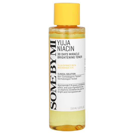 SOME BY MI, Yuja Niacin, 30 Days Bright Miracle Brightening Toner , 5.07 fl oz (150 ml) - Image 1