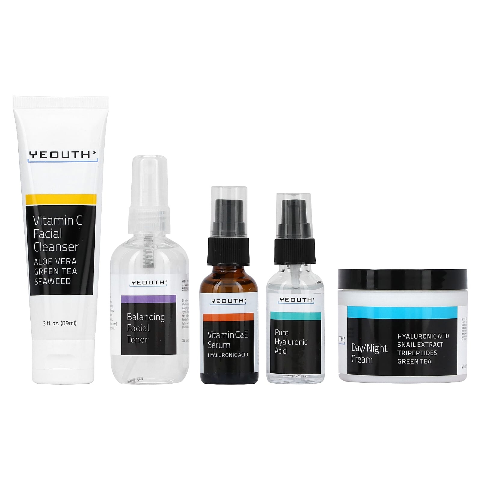 YEOUTH, Anti-Aging System, Twenties, 5 Piece Set - Image 1