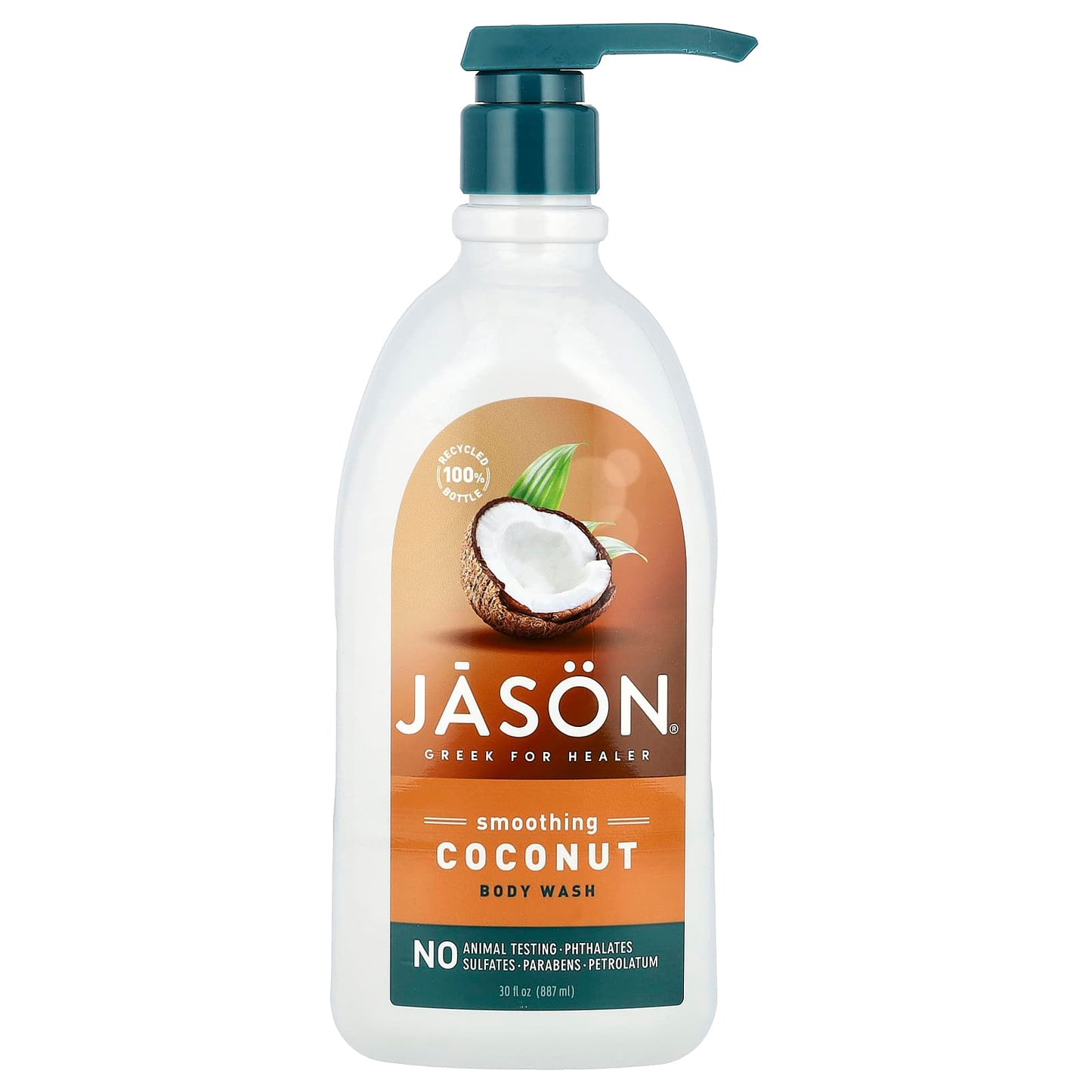 Coconut Body Wash for Smooth Skin by Jason Natural, 30 fl oz - Image 1