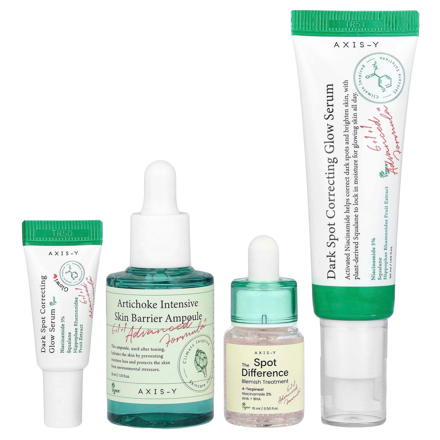 Axis-Y 4-Piece Glow Care Kit for Brighter, Smoother Skin - Image 1