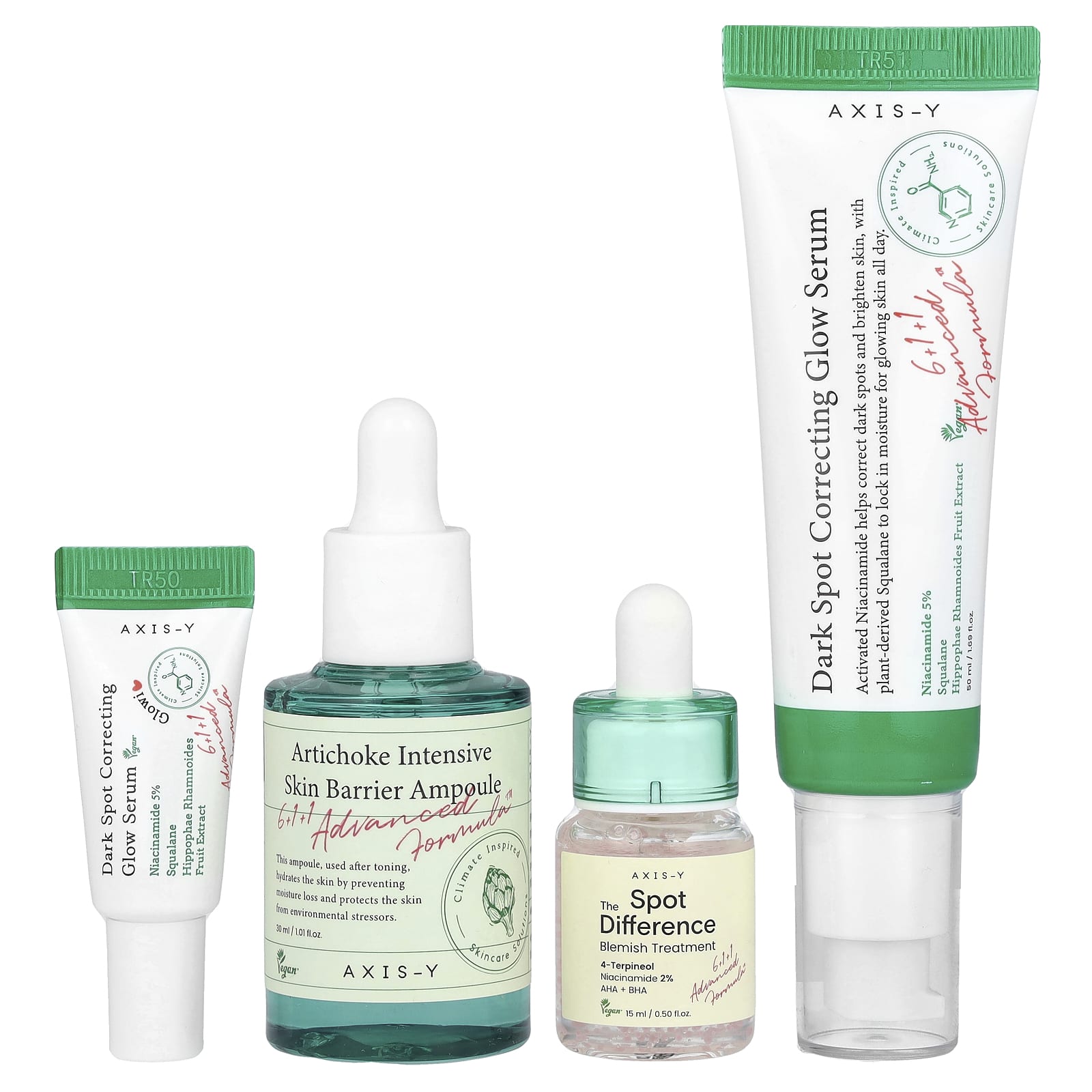 Axis-Y 4-Piece Glow Care Kit for Brighter, Smoother Skin - Image 1