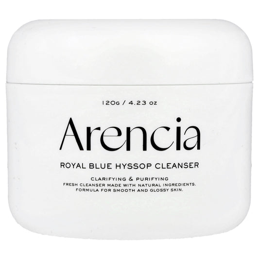 Royal Blue Hyssop Rice Cleanser for Smooth & Hydrated Skin by Arencia - Image 1