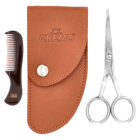 Cremo Beard Shears Kit - Premium Quality Barber Grade Trimmer - Image 1