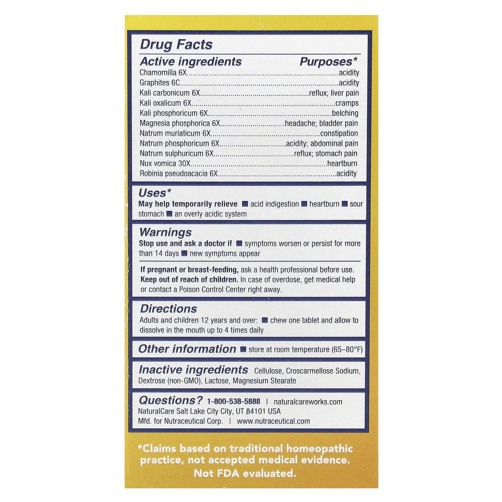 NaturalCare, Buffer pH, 60 Tablets - Image 2