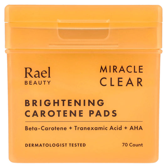 Rael, Beauty, Miracle Clear, Brightening Carotene Pads, 70 Count - Image 1