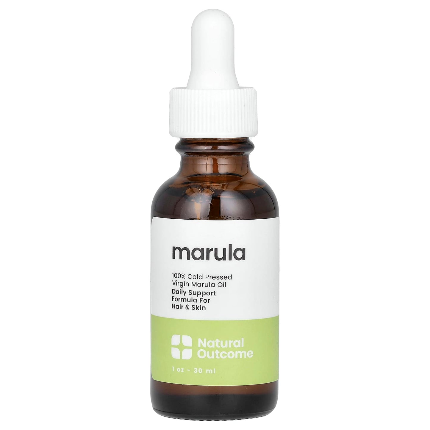 Natural Outcome, 100% Cold Pressed Virgin Marula Oil, 1 oz (30 ml) - Image 1