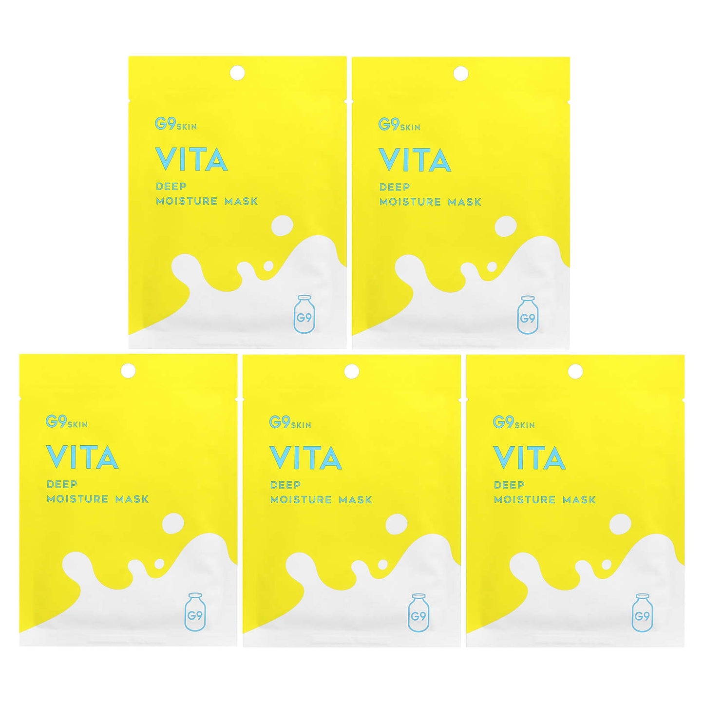 G9skin Vita Deep Moisture Beauty Mask with Milk - Image 1