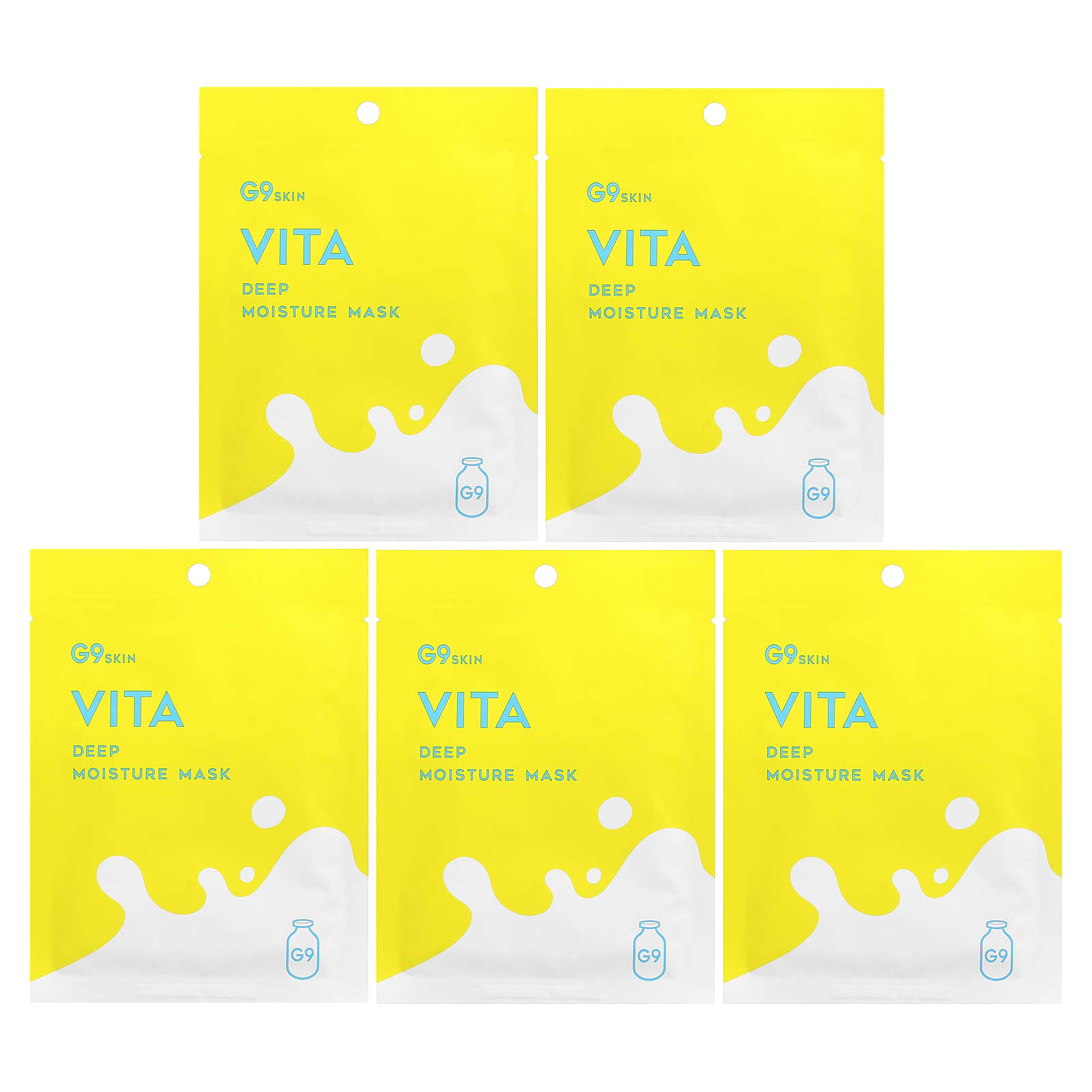 G9skin Vita Deep Moisture Beauty Mask with Milk - Image 1