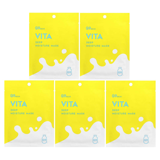 G9skin Vita Deep Moisture Beauty Mask with Milk - Image 1