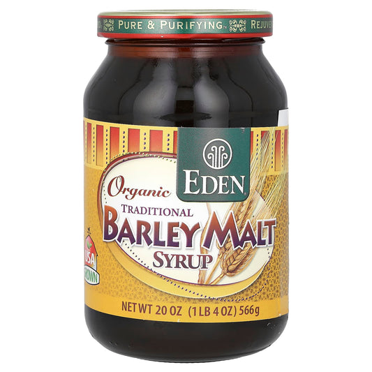 Eden Foods Organic Barley Malt Syrup, 20 oz - Natural Sweetener - Image 1