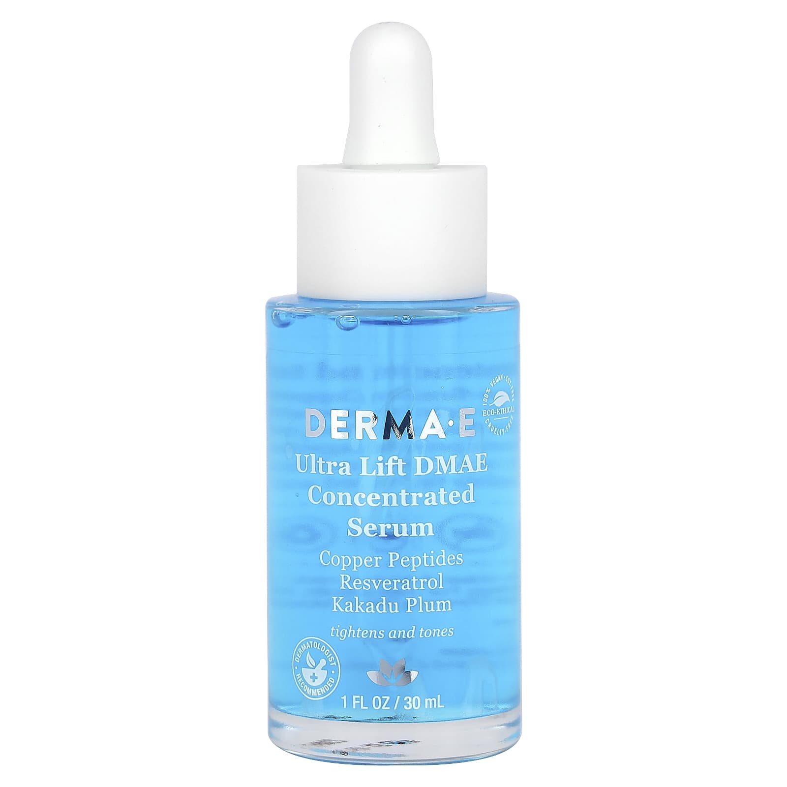 Derma E Ultra Lift DMAE Concentrated Serum, 1 fl oz (30 ml) - Firm & Lift Skin - Image 1