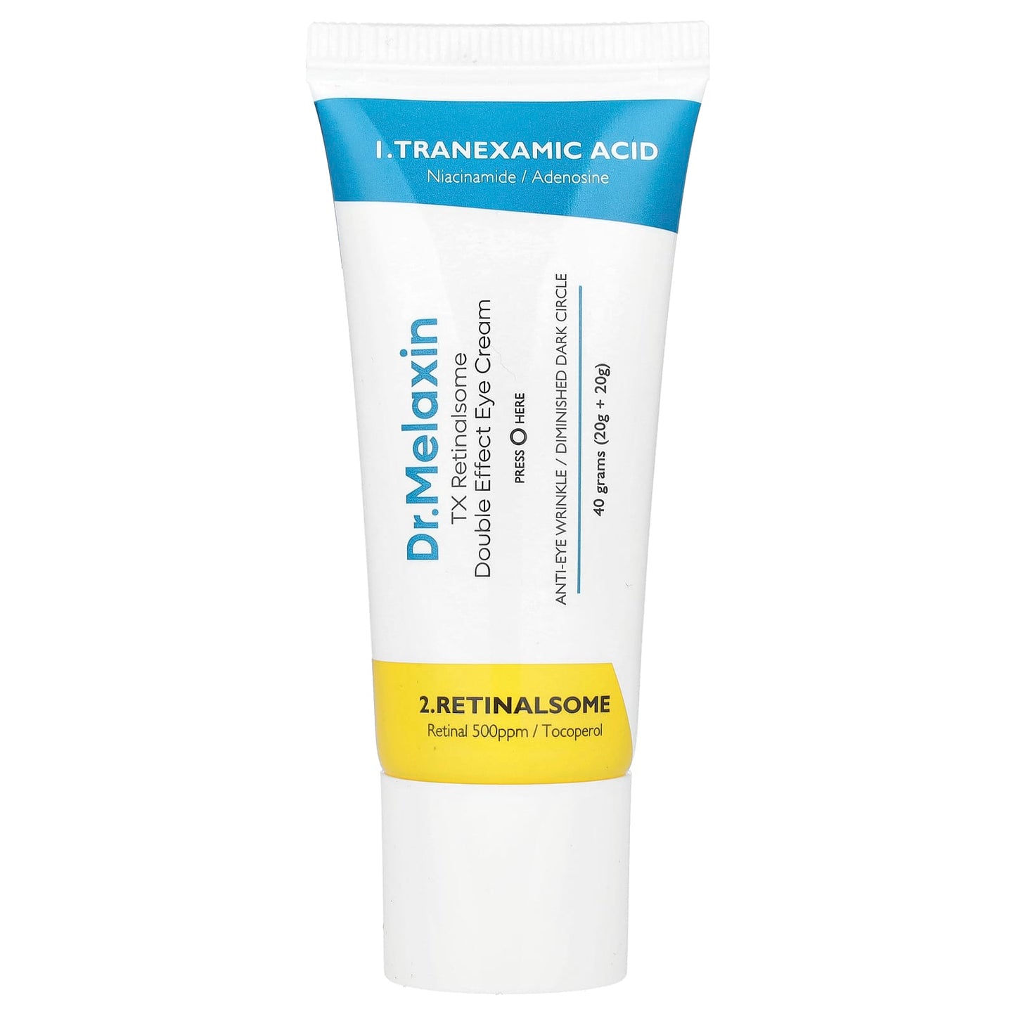 Reduce Eye Wrinkles & Dark Circles with Dr.Melaxin TX Retinalsome Eye Cream - Image 1