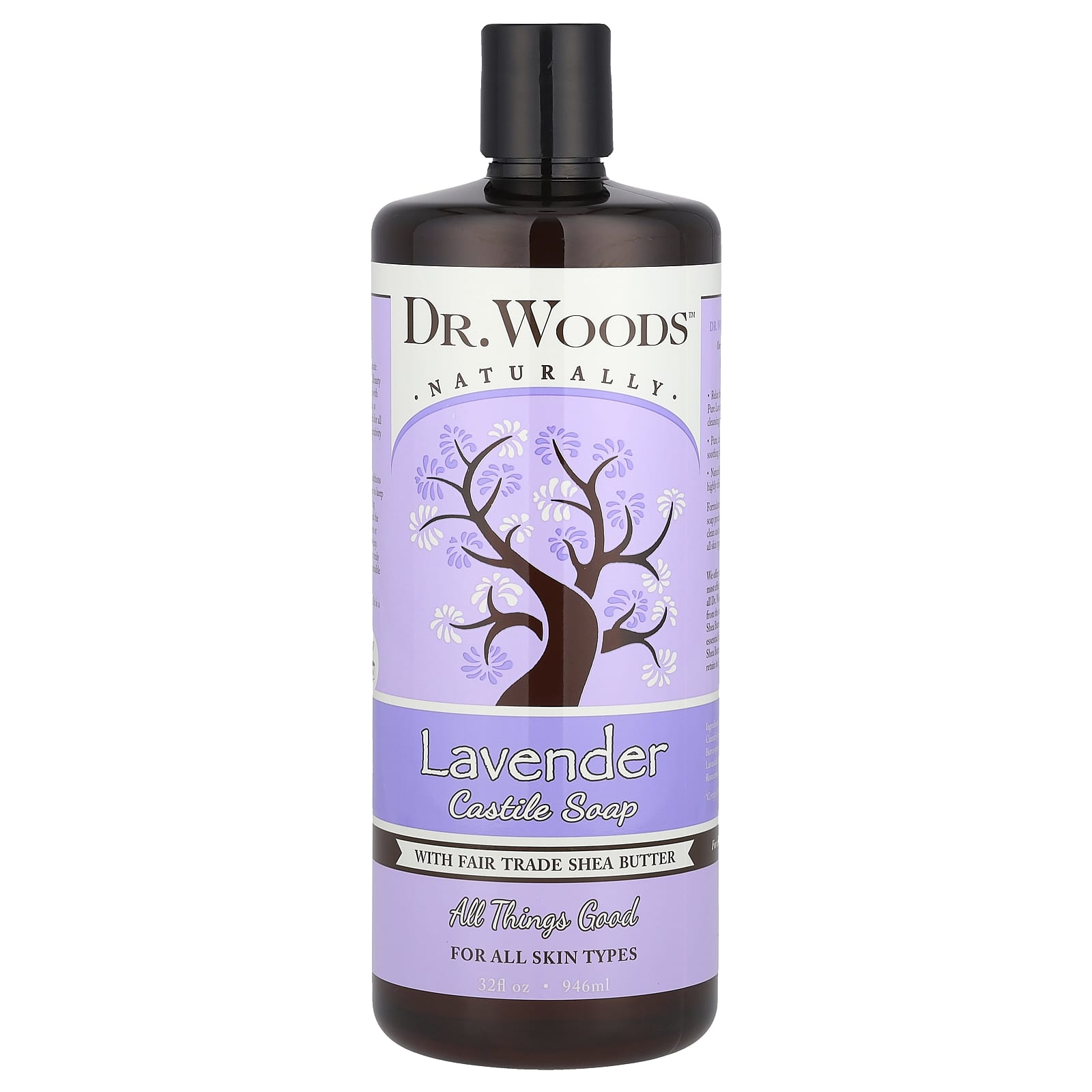 Nourish Your Skin with Dr. Woods' Lavender Castile Soap - Image 1