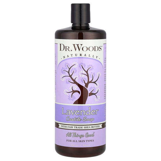 Nourish Your Skin with Dr. Woods' Lavender Castile Soap - Image 1