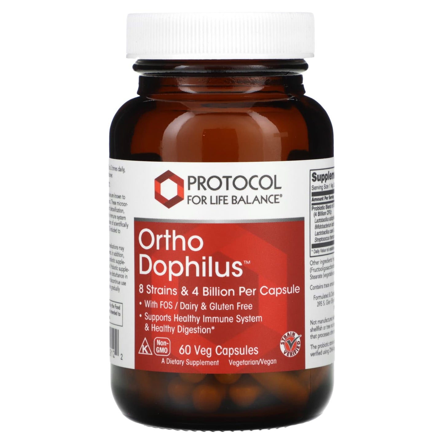 Protocol for Life Balance, Ortho Dophilus, 60 Veg Capsules - Image 1