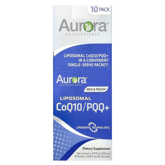 Boost Energy & Antioxidant Defense with Liposomal CoQ10/PQQ+ by Aurora Nutrascience - Image 1