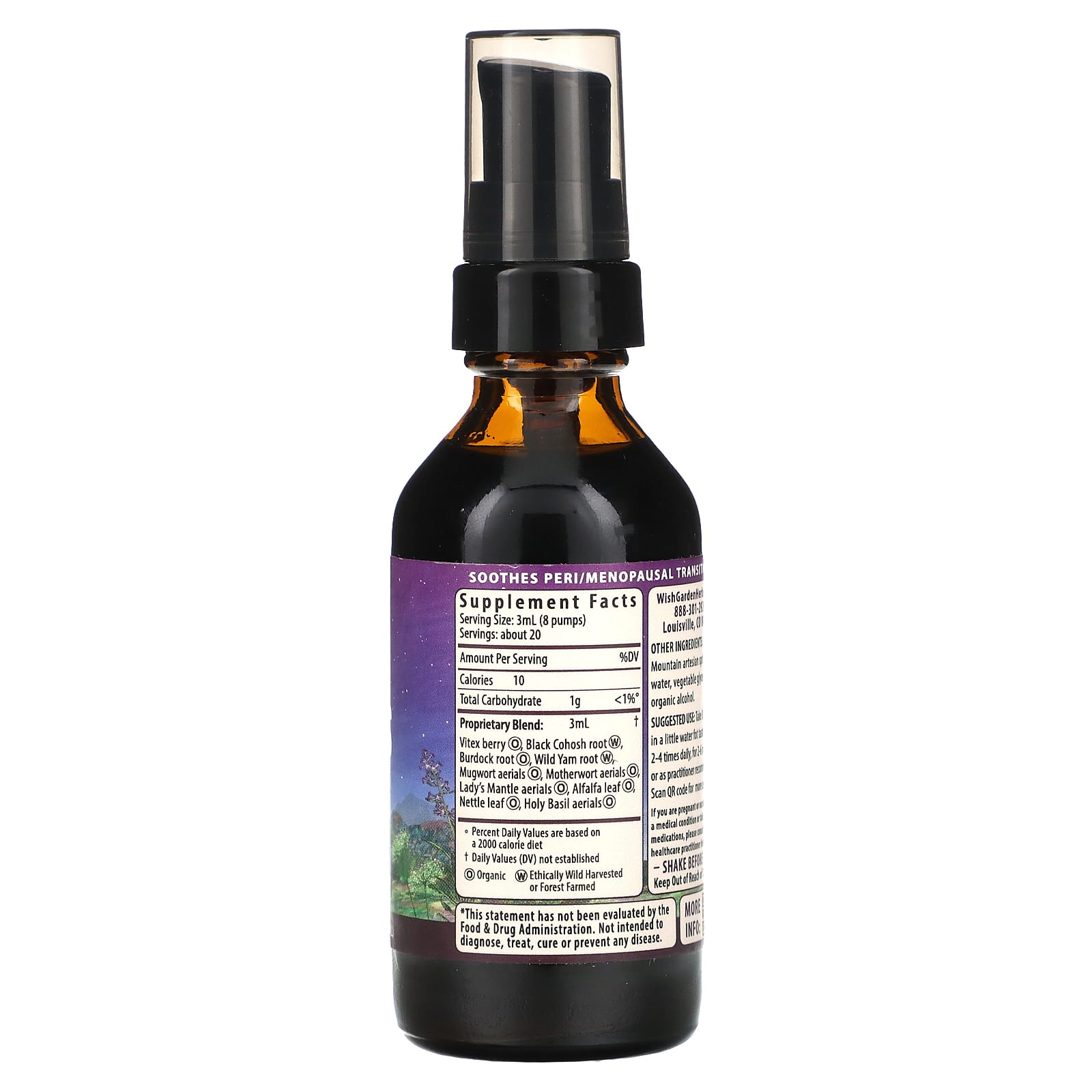 WishGarden Herbs, Cycle Changes Peri/Menopause, 2 fl oz (59 ml) - Image 2