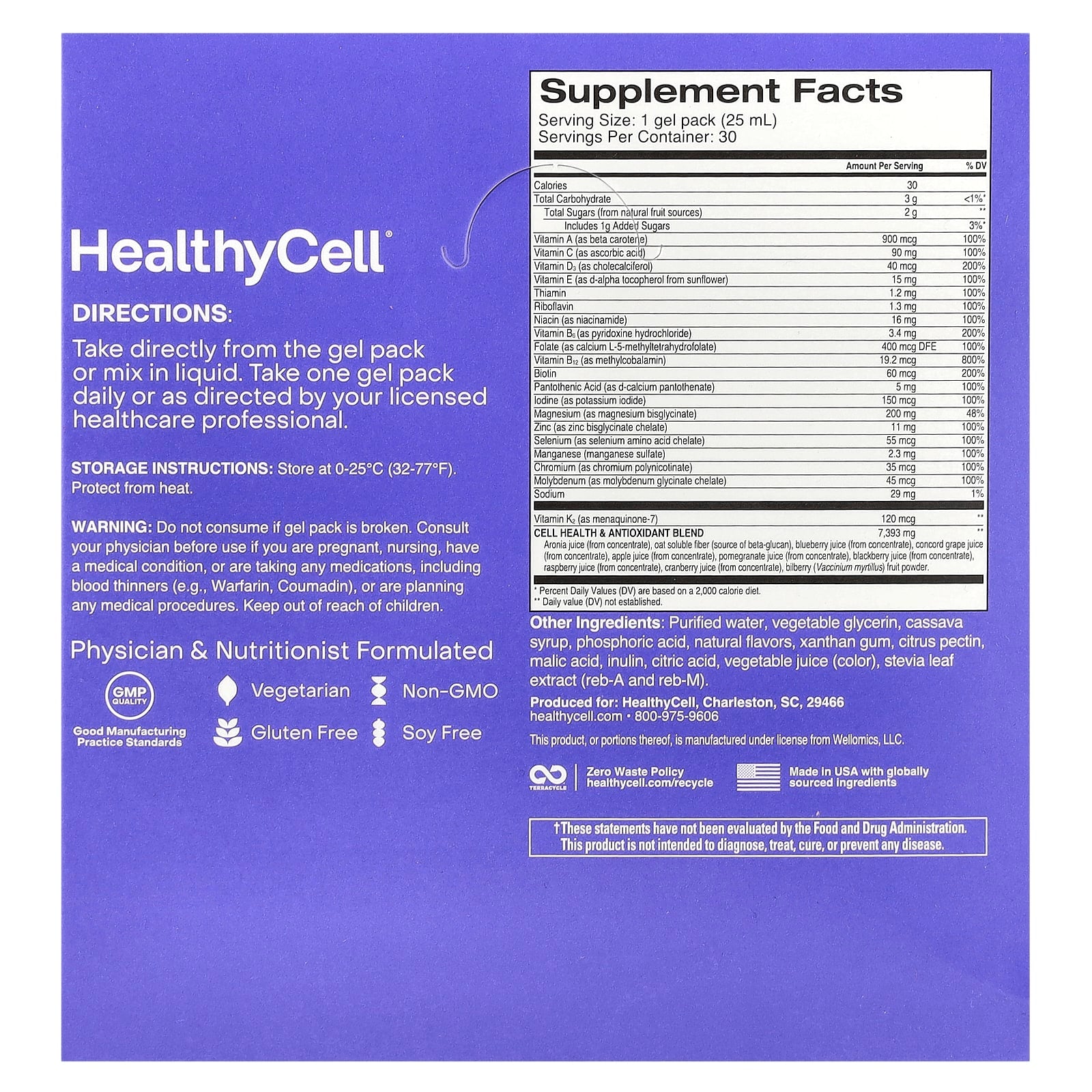Unlock Optimal Nutrition with HealthyCell Mixed Berry Bioactive Multi - Image 2
