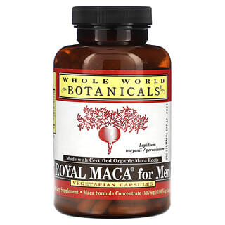 Boost Men's Health with Organic Royal Maca Supplements 507mg - Whole World Botan