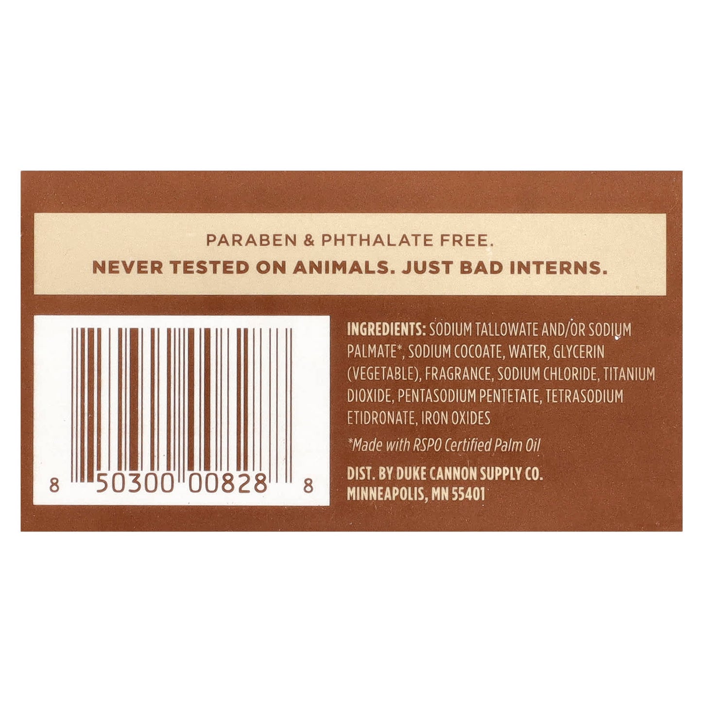 Traditional Leaf & Leather Bar Soap | 10 oz | Handcrafted by Duke Cannon Supply Co. - Image 2