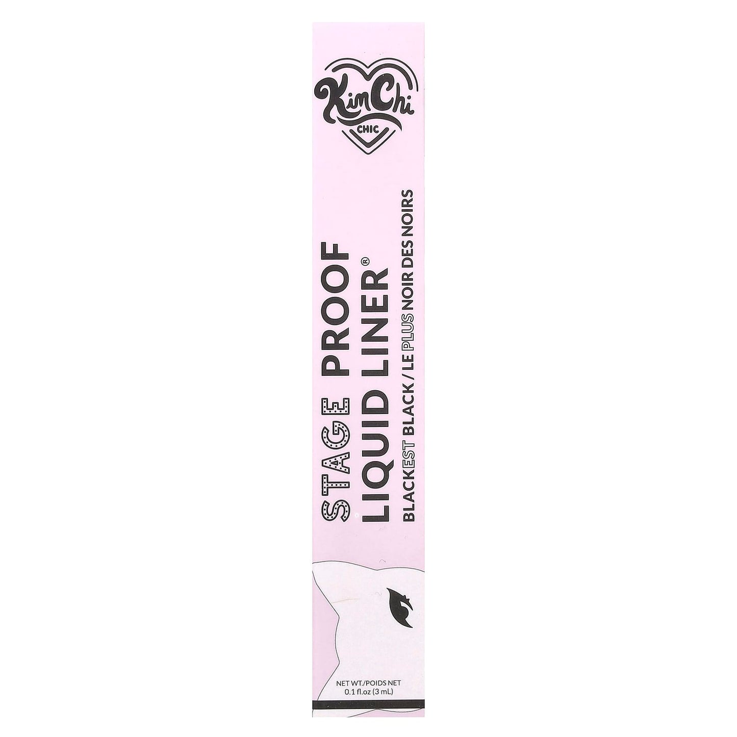 KimChi Chic Beauty, Stage Proof Liquid Liner®, 02 Felt Tip Brush, Blackest Black , 0.1 fl oz (3 ml) - Image 2
