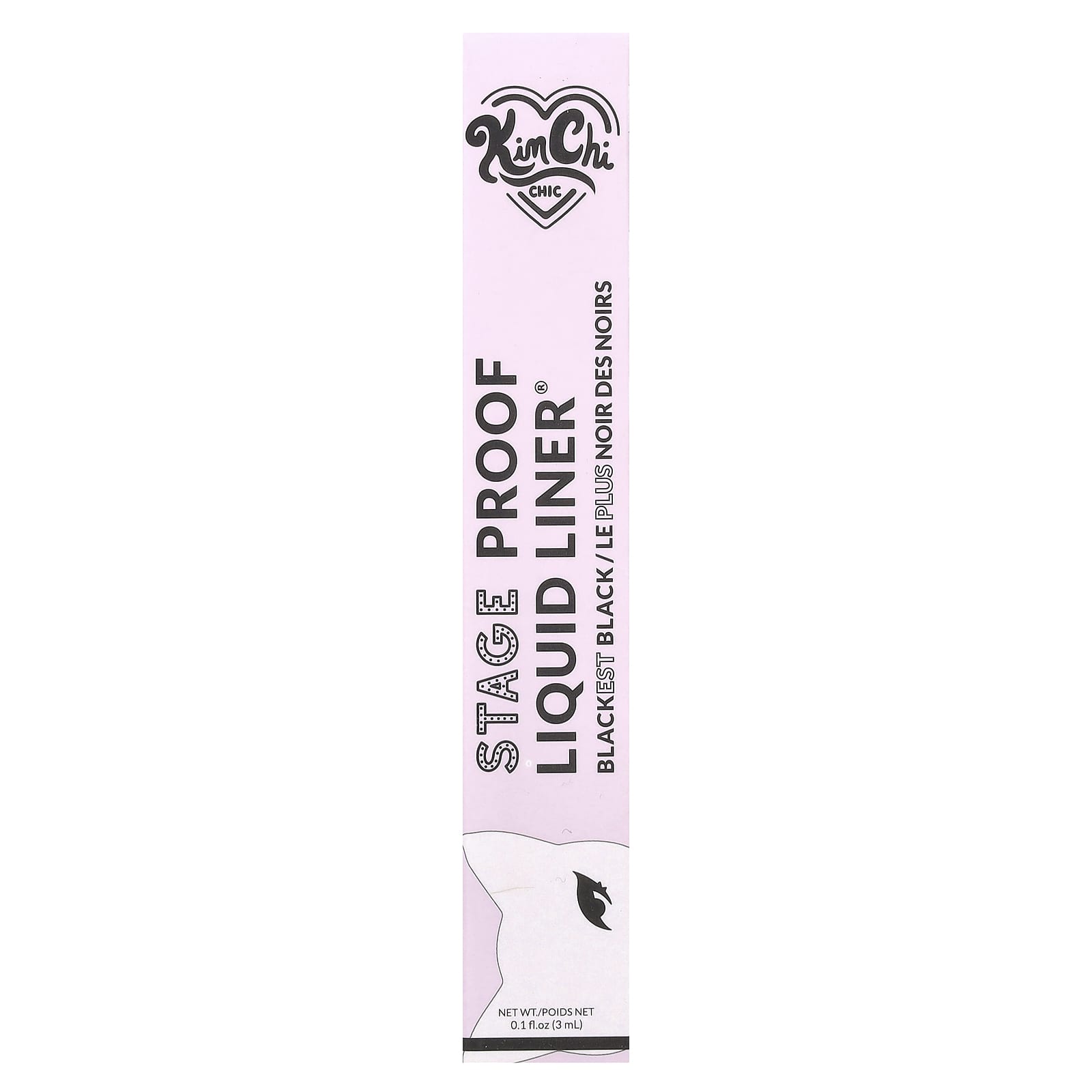 KimChi Chic Beauty, Stage Proof Liquid Liner®, 02 Felt Tip Brush, Blackest Black , 0.1 fl oz (3 ml) - Image 2