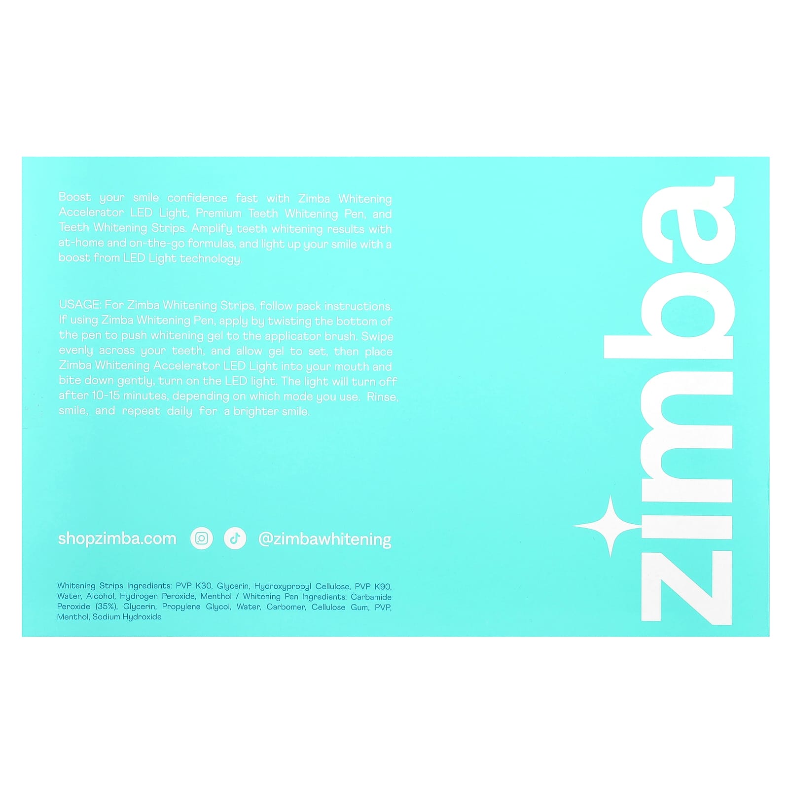 Zimba, Ultimate Teeth Whitening Kit, 1 Kit - Image 2