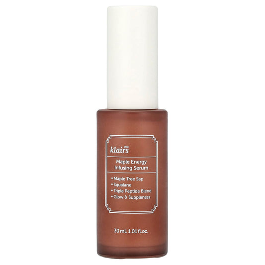 Dry Skin Serum with Maple Extract, Hydrating & Brightening, 1.01 fl oz - Image 1