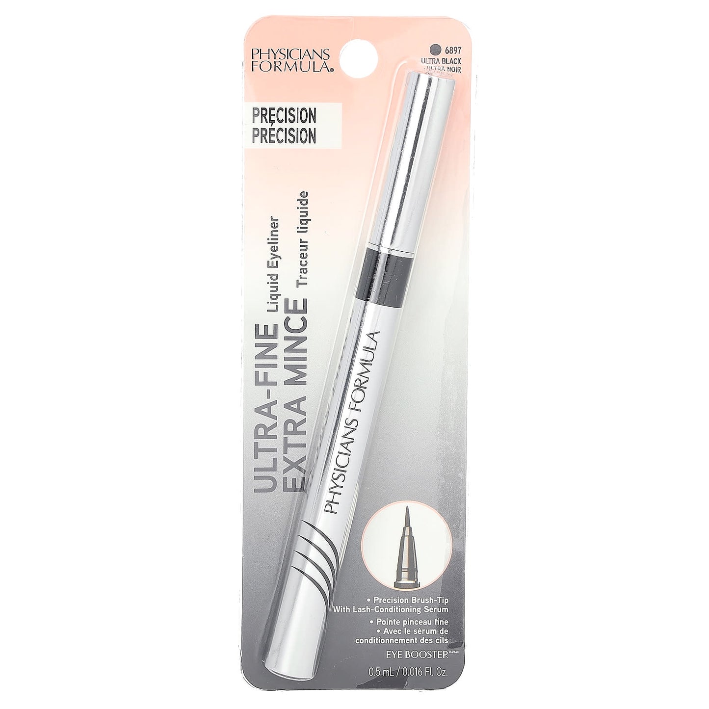 Physicians Formula, Eye Booster, Ultra Fine Liquid Eyeliner, 6897 Ultra Black, 0.016 fl oz (0.5 ml) - Image 2