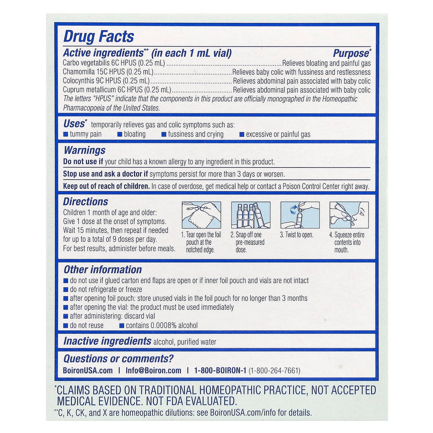 Relieve Gas and Colic Symptoms with Boiron Camilia Tummy Liquid Doses - Image 2
