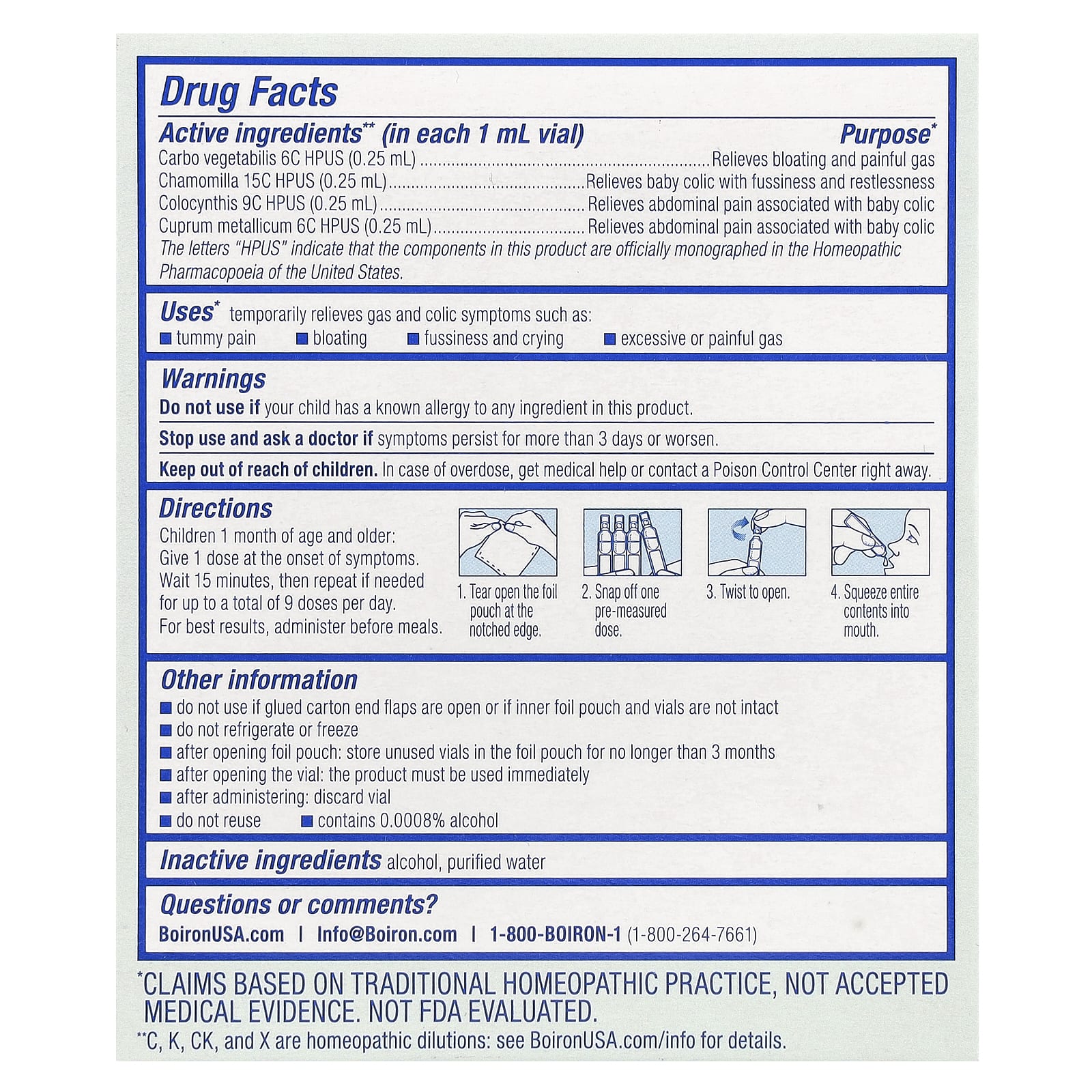 Relieve Gas and Colic Symptoms with Boiron Camilia Tummy Liquid Doses - Image 2